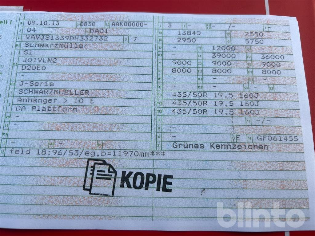 Schwarzmüller S1 (2013) - Бортовий напівпричіп/ Платформа: фото 5 Schwarzmüller S1 (2013) - Бортовий напівпричіп/ Платформа: фото 5