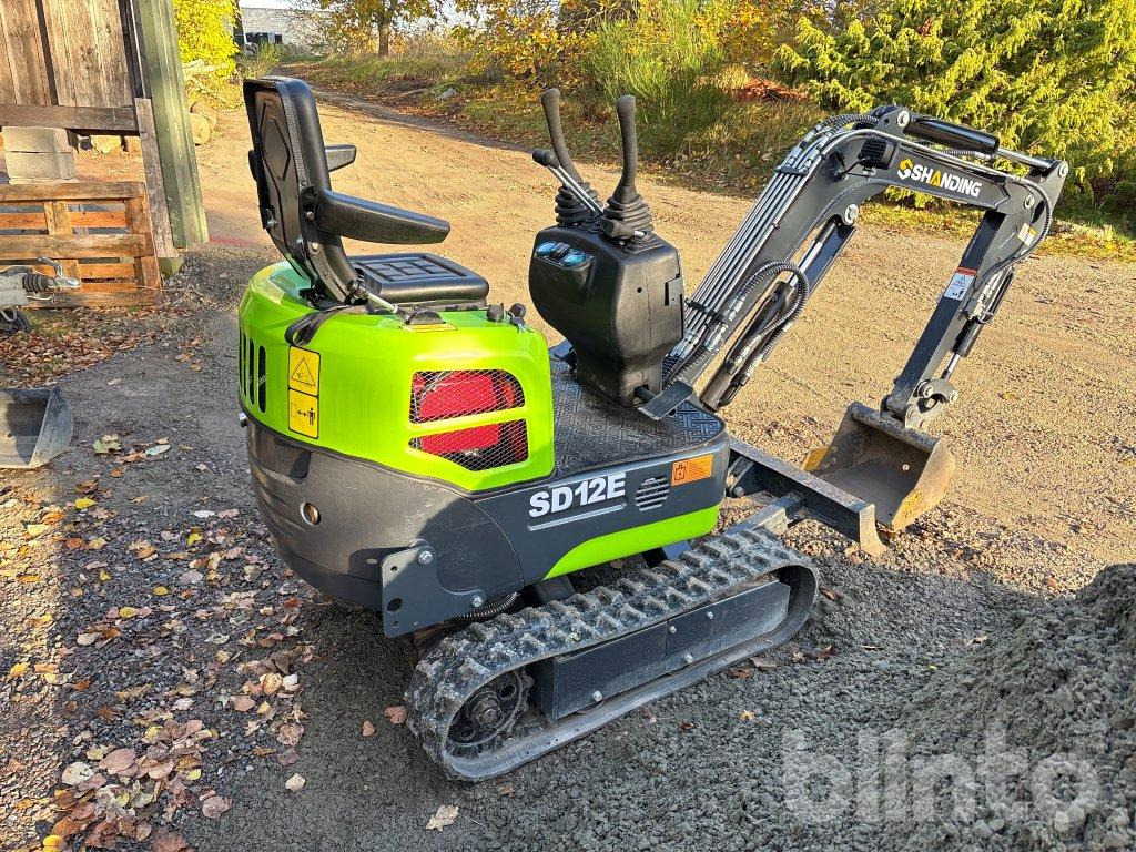 Shanding SD12E - Міні-екскаватор: фото 1 Shanding SD12E - Міні-екскаватор: фото 1
