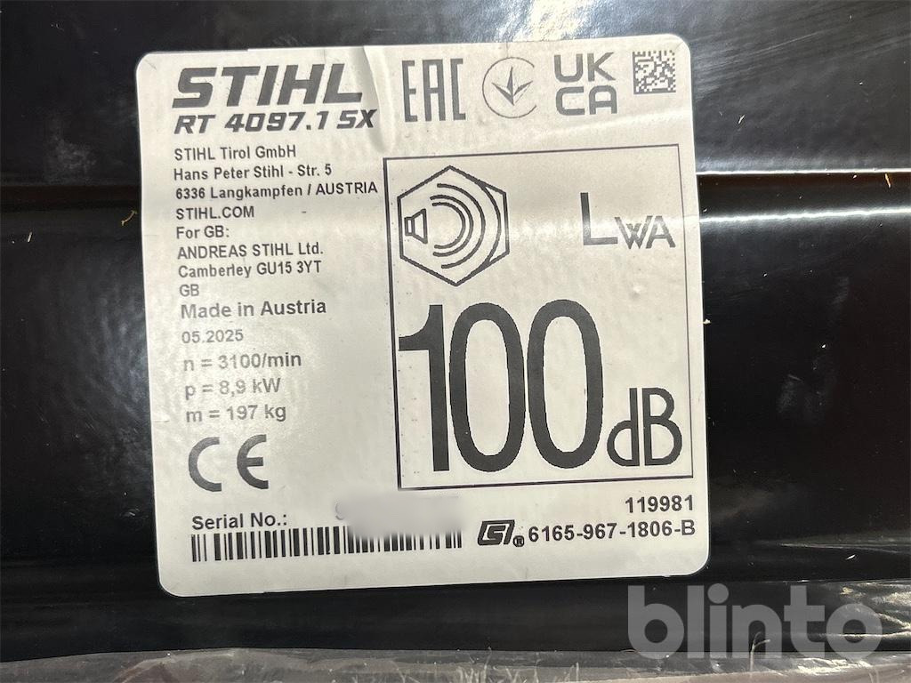 Stihl RT 4097 SX (2025) Neu - Газонокосарка: фото 5 Stihl RT 4097 SX (2025) Neu - Газонокосарка: фото 5