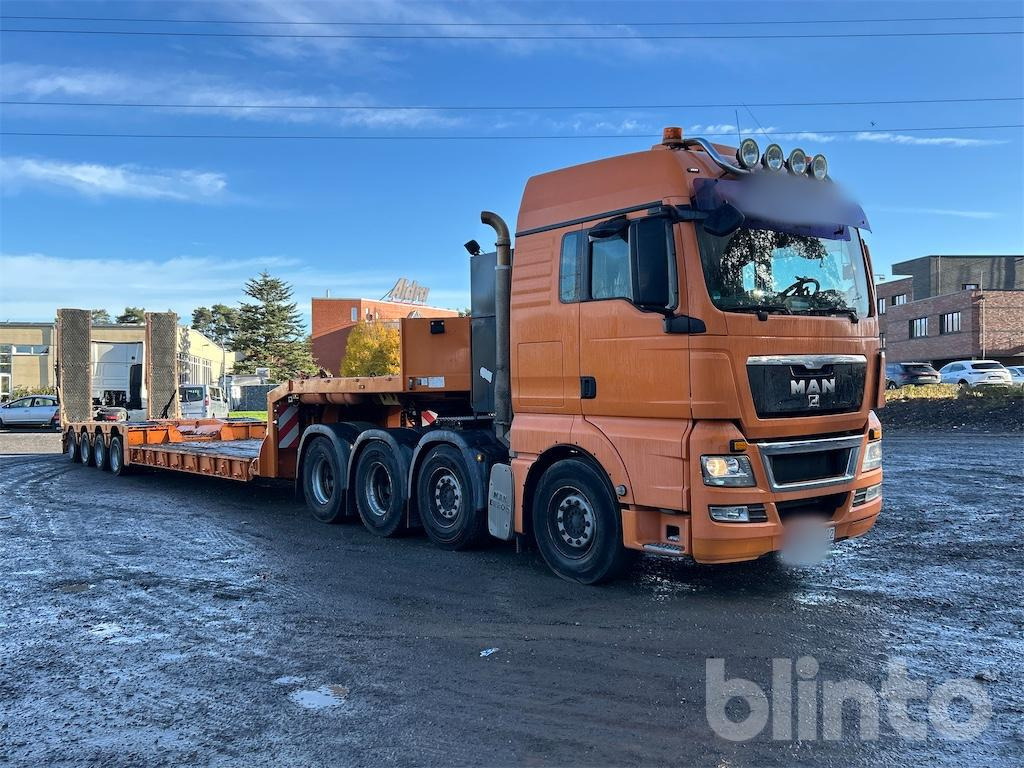 MAN TGX 26.540 8x4/4 BLS + Langendorf Tieflader SATH 40/41 S - Тягач, Низькорамна платформа напівпричіп: фото 2 MAN TGX 26.540 8x4/4 BLS + Langendorf Tieflader SATH 40/41 S - Тягач, Низькорамна платформа напівпричіп: фото 2