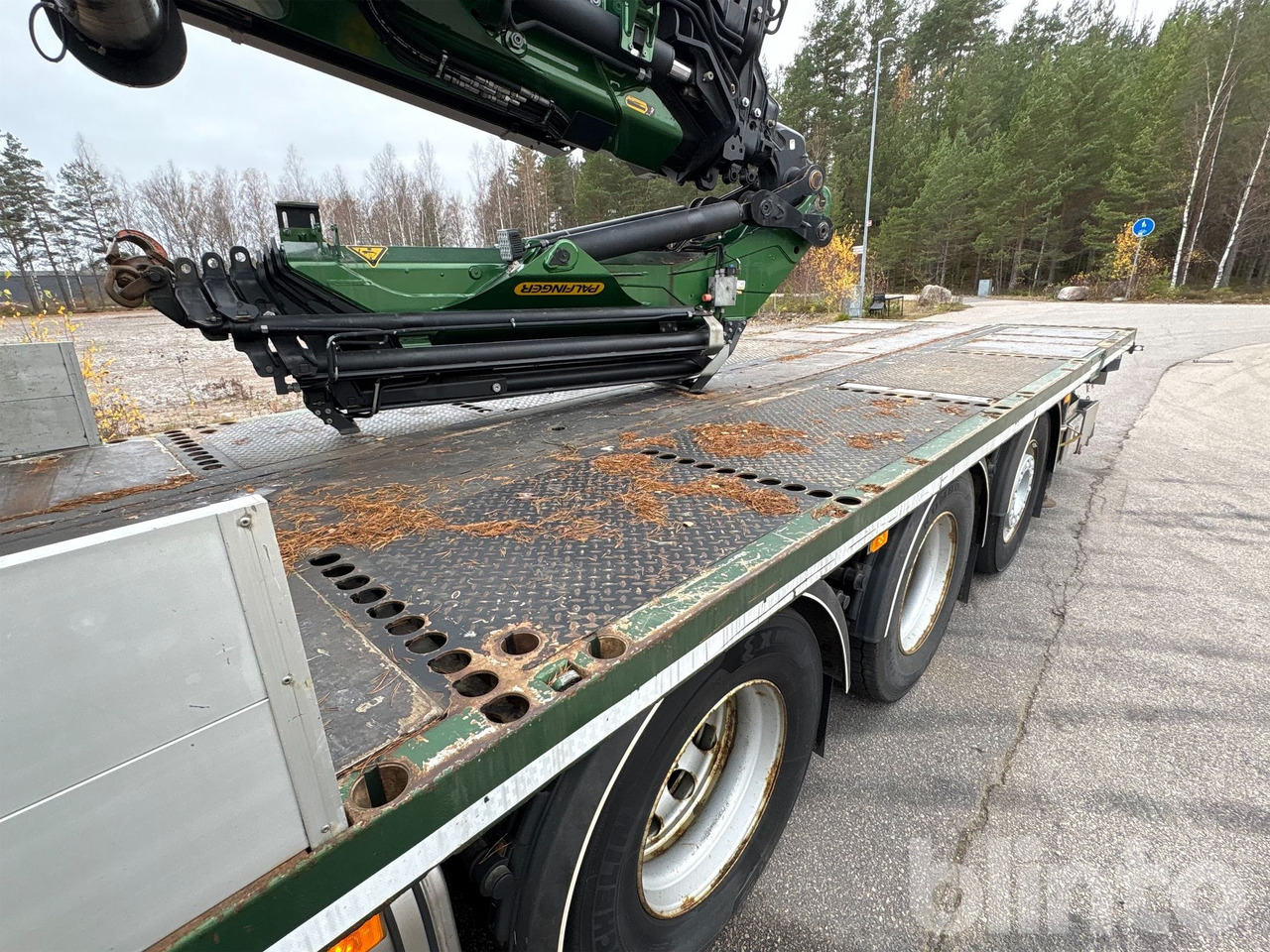Бортова вантажівка/ Платформа, Вантажівка з маніпулятором VOLVO FM 460 8x4 Tridem: фото 31