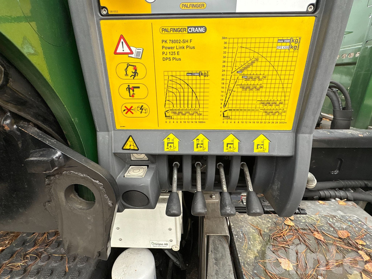 Бортова вантажівка/ Платформа, Вантажівка з маніпулятором VOLVO FM 460 8x4 Tridem: фото 18