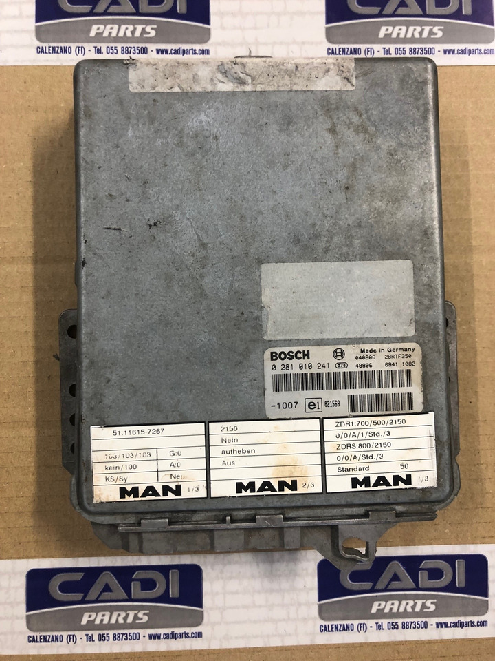 CENTRALINA EDC - RIF. BOSCH 0281010241 - RIF. MAN 51116157267 - Блок управління: фото 1 CENTRALINA EDC - RIF. BOSCH 0281010241 - RIF. MAN 51116157267 - Блок управління: фото 1