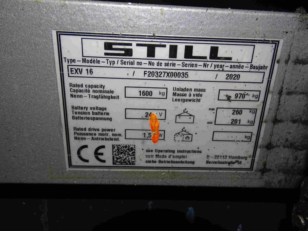 Still EXV16 - Штабелер: фото 5 Still EXV16 - Штабелер: фото 5