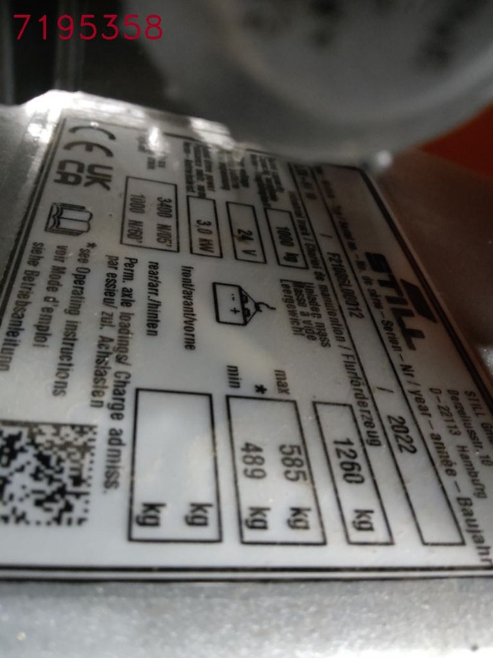 Still LTX-FF10 - Складські тягач: фото 5 Still LTX-FF10 - Складські тягач: фото 5