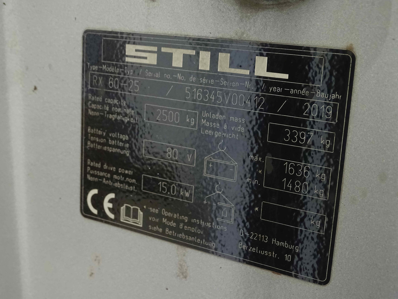 Still RX60-25 - Електронавантажувач: фото 5 Still RX60-25 - Електронавантажувач: фото 5