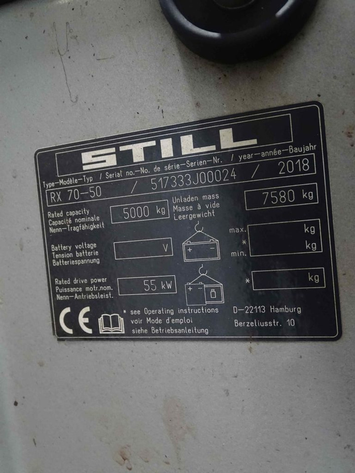 Still RX70-50 - Дизельний навантажувач: фото 5 Still RX70-50 - Дизельний навантажувач: фото 5