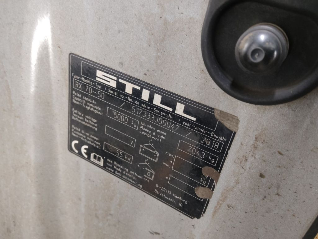 Still RX70-50 - Дизельний навантажувач: фото 5 Still RX70-50 - Дизельний навантажувач: фото 5