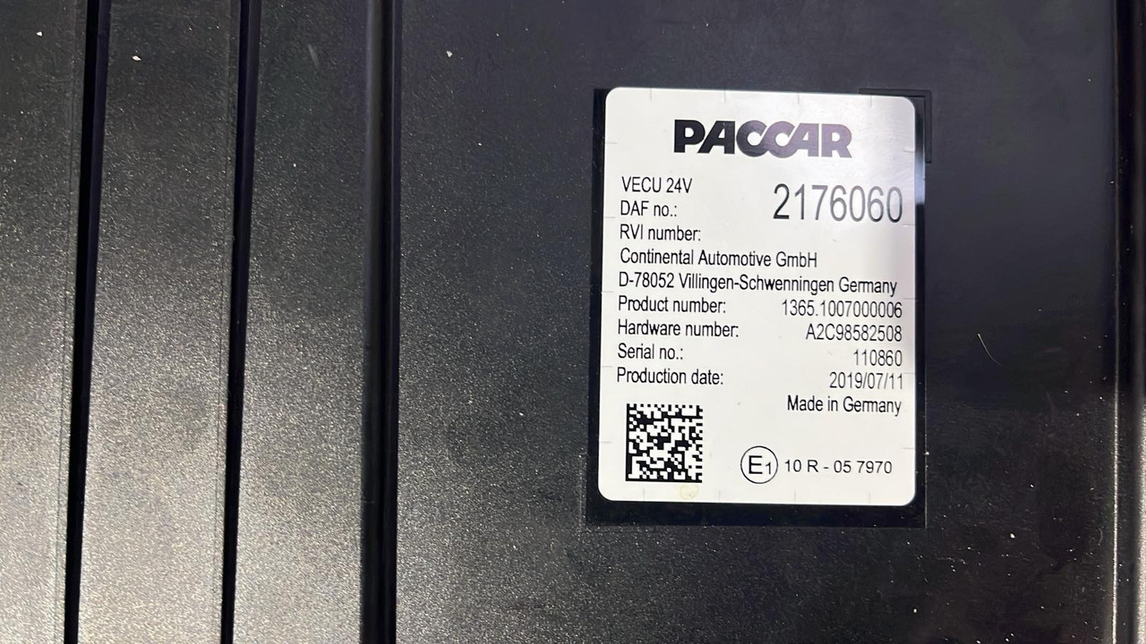 DAF XF CF VECU Control Unit Module 2176060 - Блок управління: фото 4 DAF XF CF VECU Control Unit Module 2176060 - Блок управління: фото 4