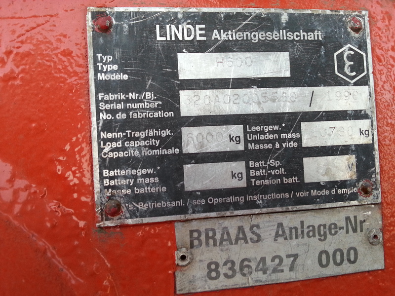 Linde H 60 D - Дизельний навантажувач: фото 2 Linde H 60 D - Дизельний навантажувач: фото 2