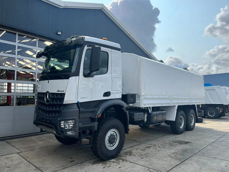 Mercedes-Benz Arocs 3340 A 6x6 Cargo Truck - Тентована вантажівка: фото 1 Mercedes-Benz Arocs 3340 A 6x6 Cargo Truck - Тентована вантажівка: фото 1