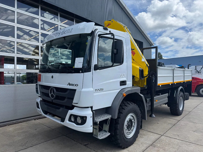 Mercedes-Benz Atego Atego 1725 4x4 Flatbed with Hyva HB120 Crane - Вантажівка з маніпулятором: фото 3 Mercedes-Benz Atego Atego 1725 4x4 Flatbed with Hyva HB120 Crane - Вантажівка з маніпулятором: фото 3