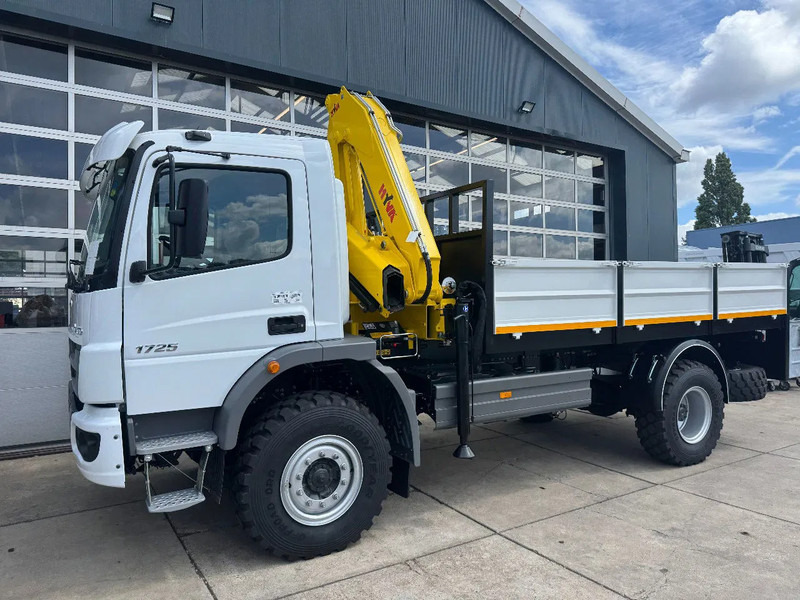 Mercedes-Benz Atego Atego 1725 4x4 Flatbed with Hyva HB120 Crane - Вантажівка з маніпулятором: фото 4 Mercedes-Benz Atego Atego 1725 4x4 Flatbed with Hyva HB120 Crane - Вантажівка з маніпулятором: фото 4