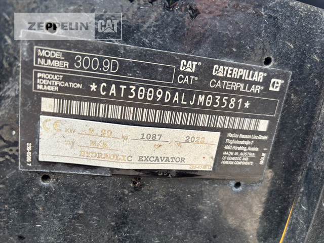 Cat 300.9D - Міні-екскаватор: фото 5 Cat 300.9D - Міні-екскаватор: фото 5