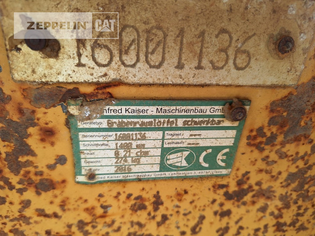Cat GLV1400 CW10 - Ківш екскаватора в категорії Будівельна техніка: фото 5 Cat GLV1400 CW10 - Ківш екскаватора в категорії Будівельна техніка: фото 5