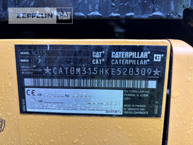 Cat M315-07A - Колісний екскаватор: фото 2 Cat M315-07A - Колісний екскаватор: фото 2