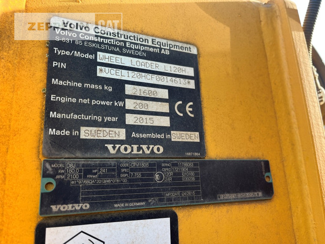 Volvo L120H - Колісний навантажувач: фото 2 Volvo L120H - Колісний навантажувач: фото 2