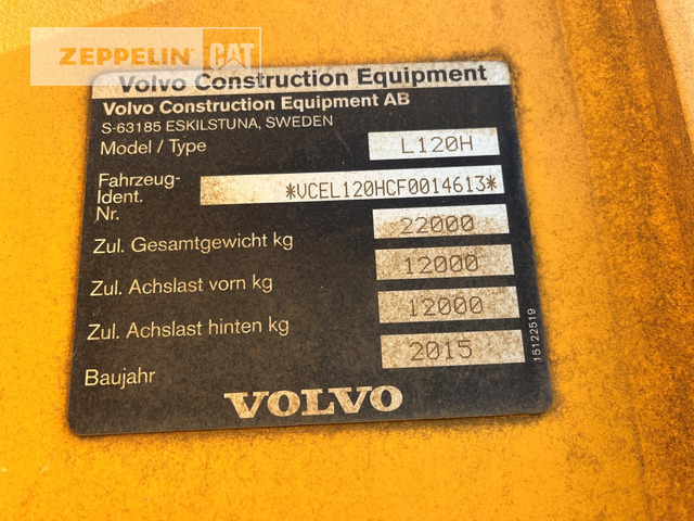 Volvo L120H - Колісний навантажувач: фото 3 Volvo L120H - Колісний навантажувач: фото 3