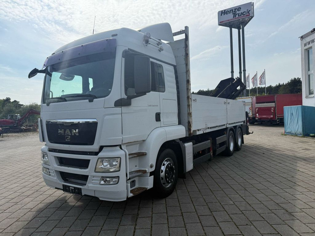 MAN TG-S 26.440 6x4 Pritsche Heckkran PK 27002+Funk - Вантажівка з маніпулятором: фото 1 MAN TG-S 26.440 6x4 Pritsche Heckkran PK 27002+Funk - Вантажівка з маніпулятором: фото 1
