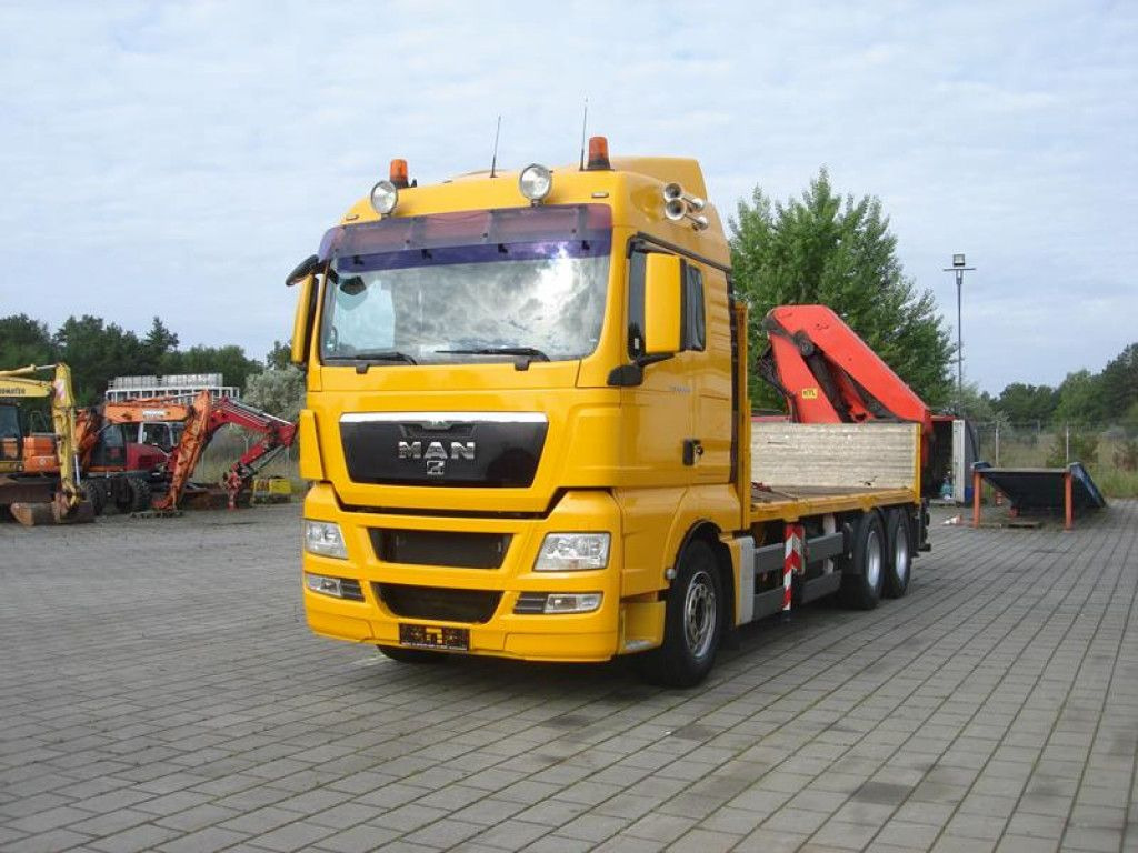 MAN TG-X 26.440 6x4 BL Pritsche Heckkran Palf. PK 42 - Бортова вантажівка/ Платформа, Вантажівка з маніпулятором: фото 2 MAN TG-X 26.440 6x4 BL Pritsche Heckkran Palf. PK 42 - Бортова вантажівка/ Платформа, Вантажівка з маніпулятором: фото 2