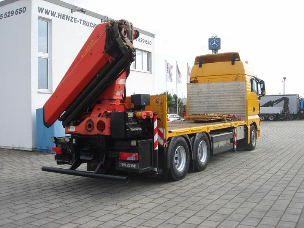 MAN TG-X 26.440 6x4 BL Pritsche Heckkran Palf. PK 42 - Бортова вантажівка/ Платформа, Вантажівка з маніпулятором: фото 4 MAN TG-X 26.440 6x4 BL Pritsche Heckkran Palf. PK 42 - Бортова вантажівка/ Платформа, Вантажівка з маніпулятором: фото 4