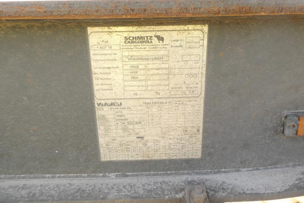 SCHMITZ GOTHA Abrollcontainernanhänger ACF 18 Containeranhänger S -Schlitten - Причіп мультиліфт/ Бункеровоз: фото 2 SCHMITZ GOTHA Abrollcontainernanhänger ACF 18 Containeranhänger S -Schlitten - Причіп мультиліфт/ Бункеровоз: фото 2