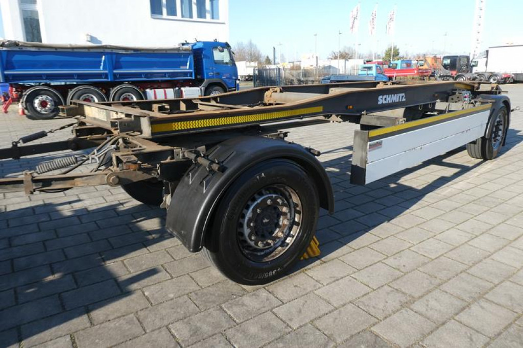 SCHMITZ GOTHA SCHMITZ GOTHA Abrollcontainernanhänger Containeranhänger ACF 18 S -Schlitten - Причіп мультиліфт/ Бункеровоз: фото 1 SCHMITZ GOTHA SCHMITZ GOTHA Abrollcontainernanhänger Containeranhänger ACF 18 S -Schlitten - Причіп мультиліфт/ Бункеровоз: фото 1