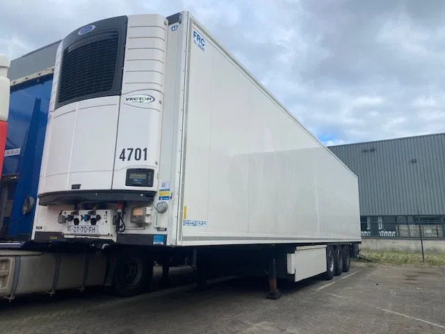 Рефрижератор напівпричіп Krone SD koelvries met carrier vector 1950 MT 2 temp en 2 e lading: фото 1