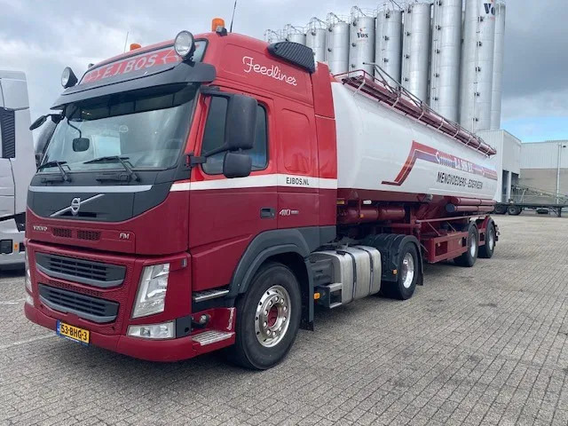 Volvo FM410 met Wijnveen silo oplegger 24 tonner - Напівпричіп цистерна: фото 1 Volvo FM410 met Wijnveen silo oplegger 24 tonner - Напівпричіп цистерна: фото 1