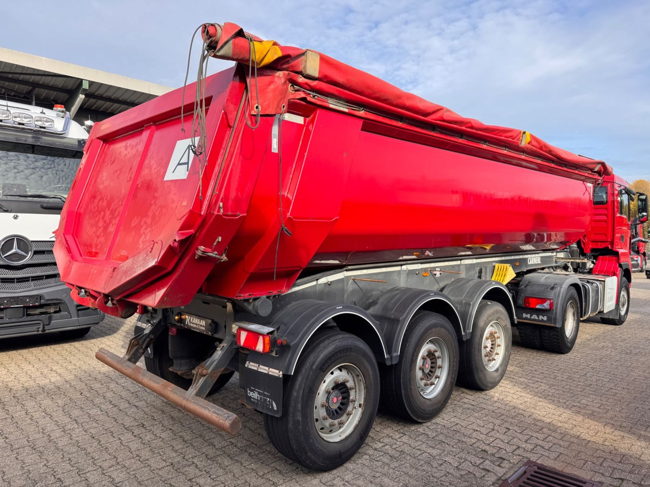 Carnehl CHKS /HH 24m³ HARDOX Stahlmulde Liftachse - Самоскид напівпричіп: фото 2 Carnehl CHKS /HH 24m³ HARDOX Stahlmulde Liftachse - Самоскид напівпричіп: фото 2