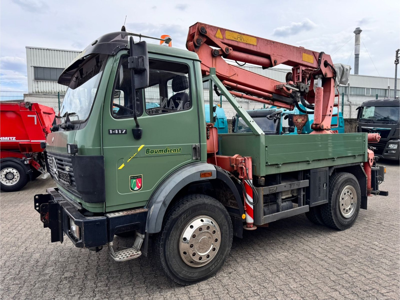 Mercedes-Benz 1417 AK Allrad Palfinger Montagekran 17,7m 64TKM - Вантажівка з маніпулятором: фото 3 Mercedes-Benz 1417 AK Allrad Palfinger Montagekran 17,7m 64TKM - Вантажівка з маніпулятором: фото 3