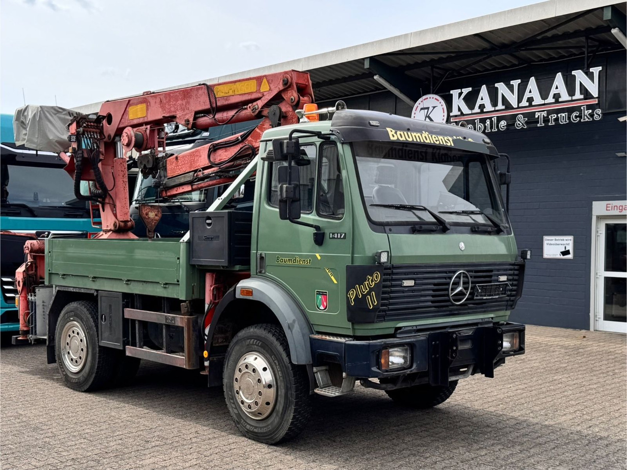 Mercedes-Benz 1417 AK Allrad Palfinger Montagekran 17,7m 64TKM - Вантажівка з маніпулятором: фото 2 Mercedes-Benz 1417 AK Allrad Palfinger Montagekran 17,7m 64TKM - Вантажівка з маніпулятором: фото 2