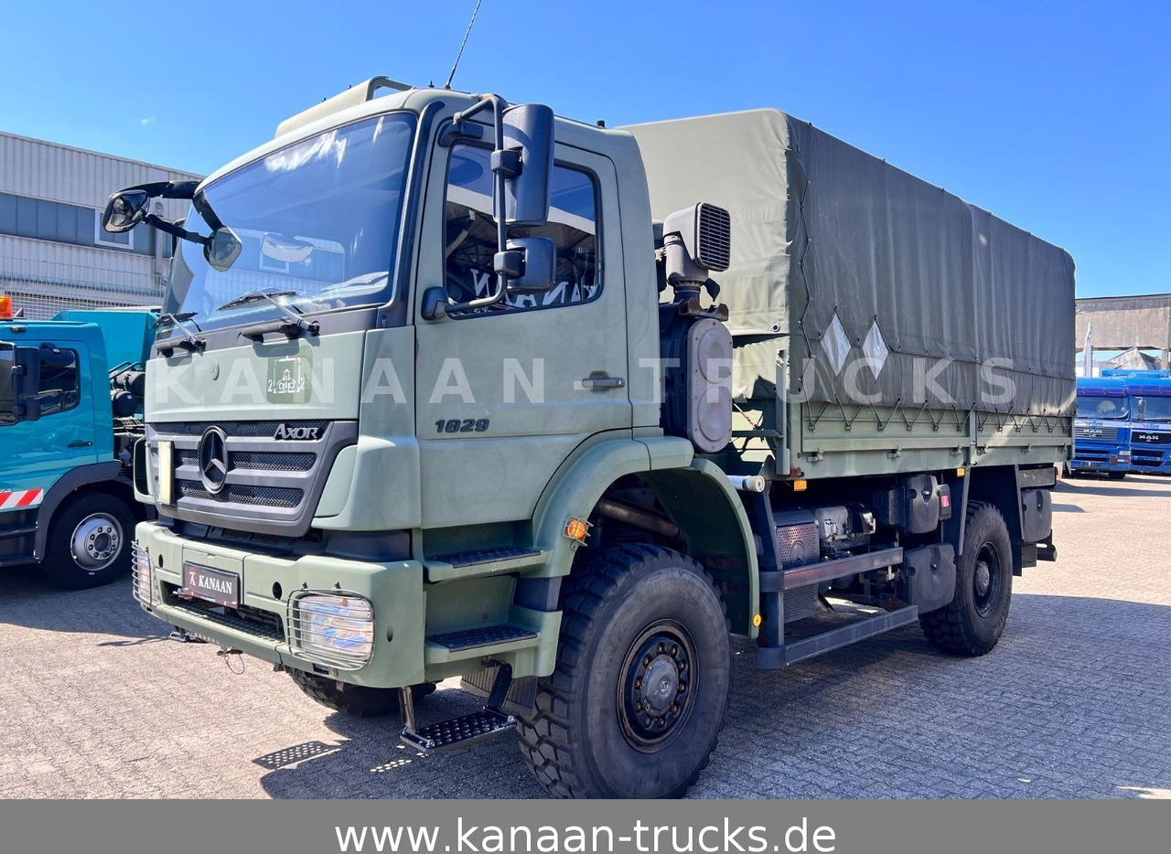 Mercedes-Benz 1829 A Axor 4x4 EX-Militär 31 TKM Camper Expedi - Тентована вантажівка: фото 3 Mercedes-Benz 1829 A Axor 4x4 EX-Militär 31 TKM Camper Expedi - Тентована вантажівка: фото 3