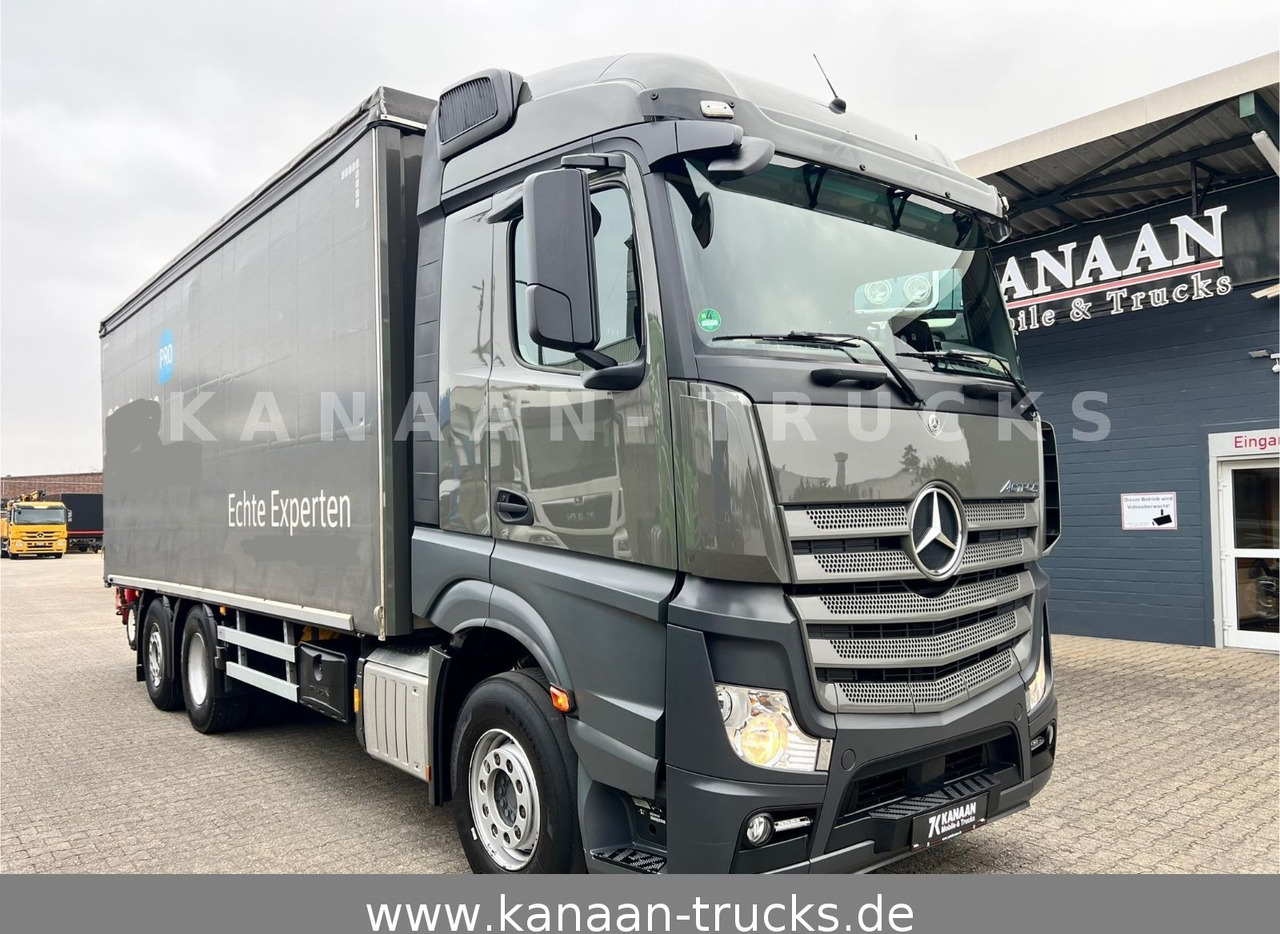 Mercedes-Benz 2548 Actros 6x2 Pritsche Moffet Mitnahme stapler - Вантажівка з маніпулятором: фото 1 Mercedes-Benz 2548 Actros 6x2 Pritsche Moffet Mitnahme stapler - Вантажівка з маніпулятором: фото 1